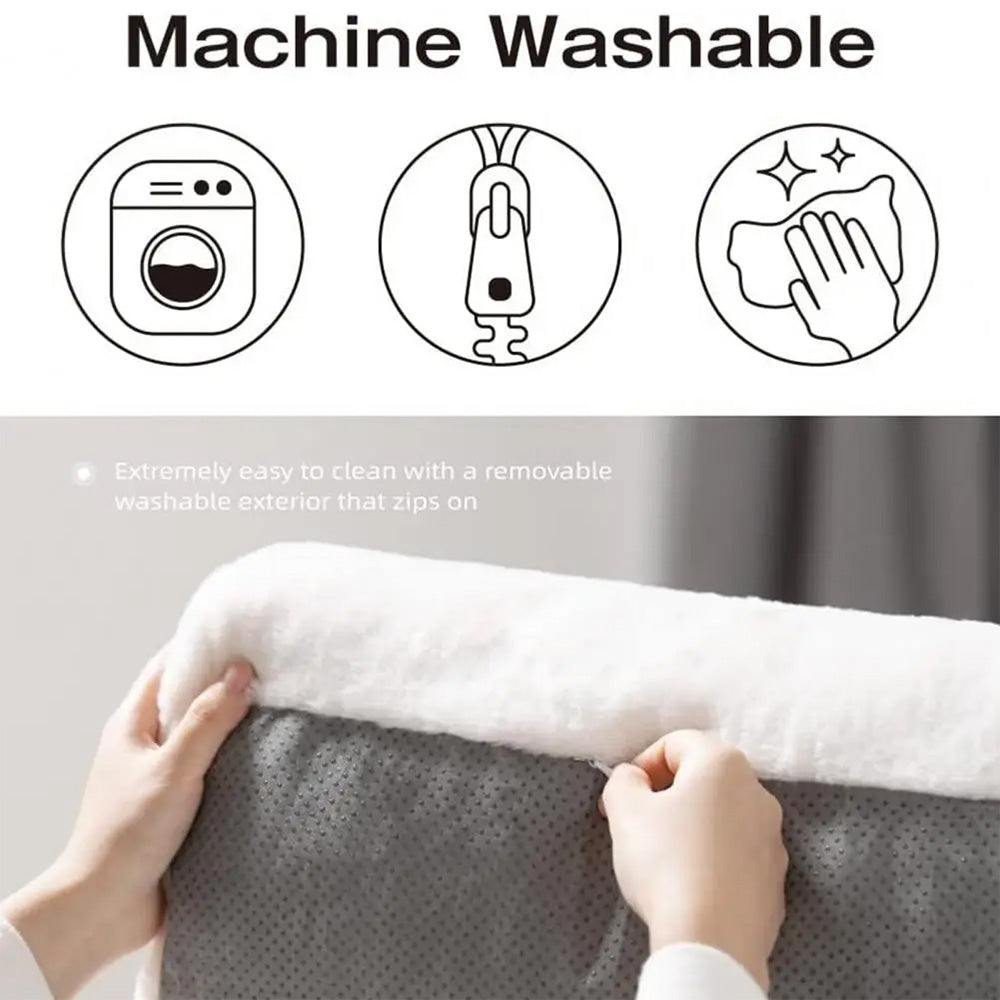 Ultra-Soft Washable Pet Bed for Cozy Cat & Dog Sleep