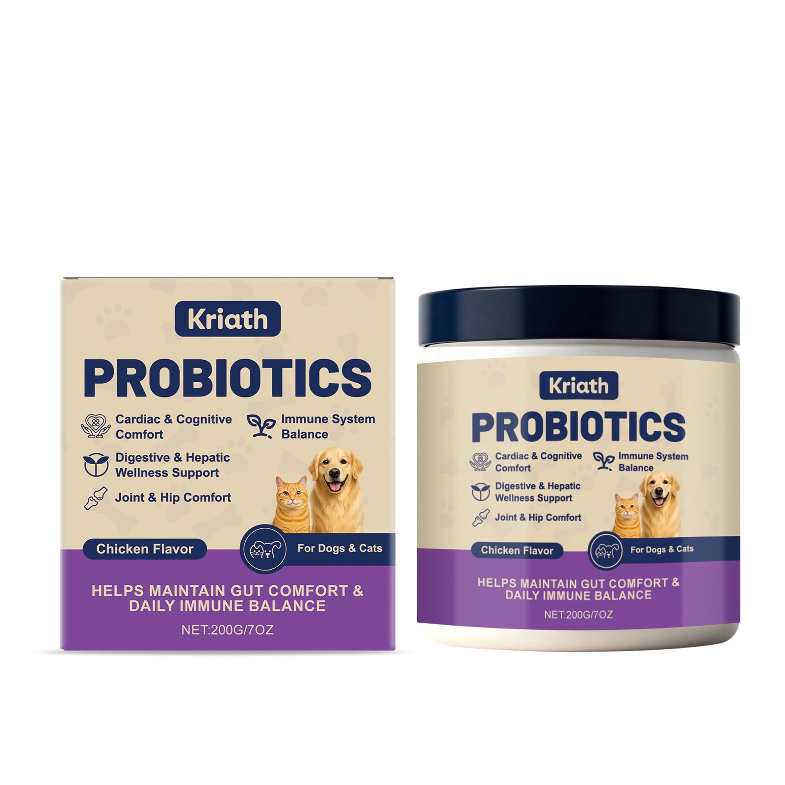 Probiotic Powder for Dogs and Cats Digestive Health